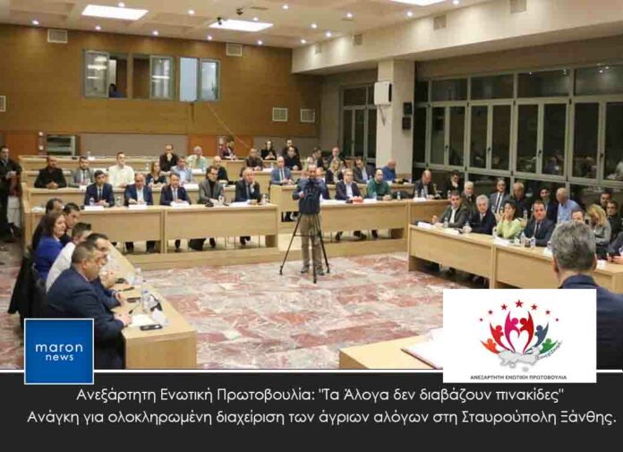 ΑΝΕΞΑΡΤΗΤΗ ΕΝΩΤΙΚΗ ΠΡΩΤΟΒΟΥΛΙΑ